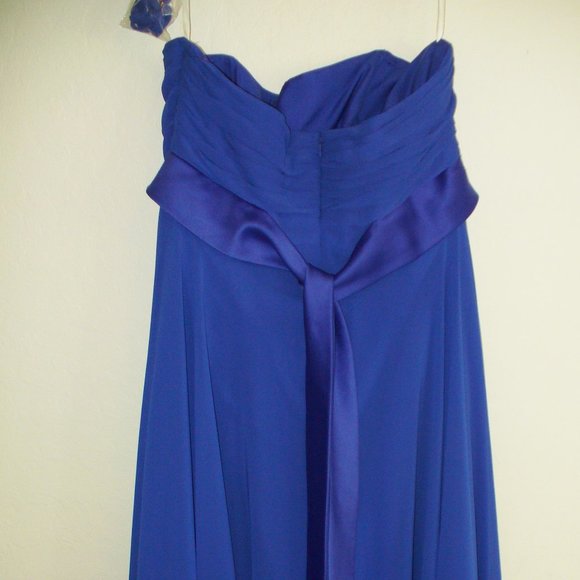 B2 Royal Blue strap dress Size 10-12 (#EV504) - Picture 6 of 7